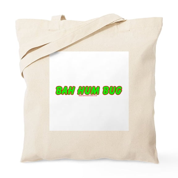 CafePress - Bah Hum Bug Tote Bag - Unisex Canvas Tote Bag, Beige, 1-Piece