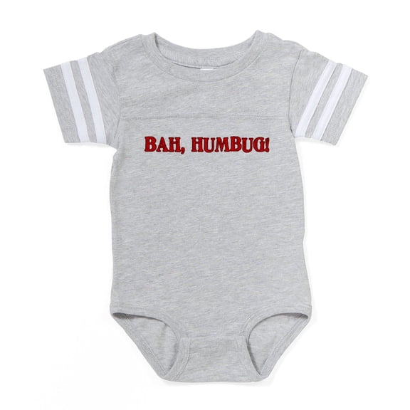 CafePress - Bah Humbug - Cute Infant Baby Football Bodysuit