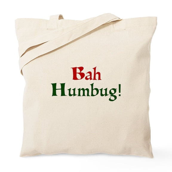 CafePress - Bah Humbug Tote Bag - Unisex Canvas Tote Bag, Beige, 1-Piece