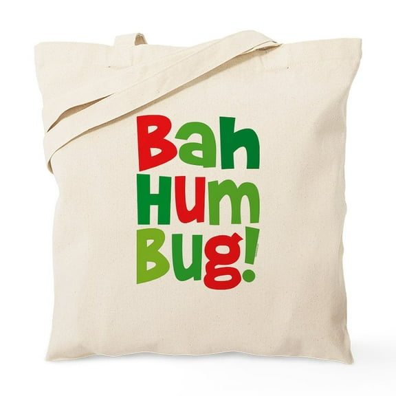 CafePress - Bah Humbug Tote Bag - Unisex Canvas Tote Bag, Beige, 1-Piece
