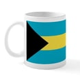 thumbnail image 1 of CafePress - Bahamas Flag Mug - 11 oz Ceramic Mug - Novelty Coffee Tea Cup, 1 of 6