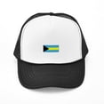 thumbnail image 1 of CafePress - Bahamas Flag - Adjustable Unisex Printed Trucker Hat with Mesh Back, 1 of 8