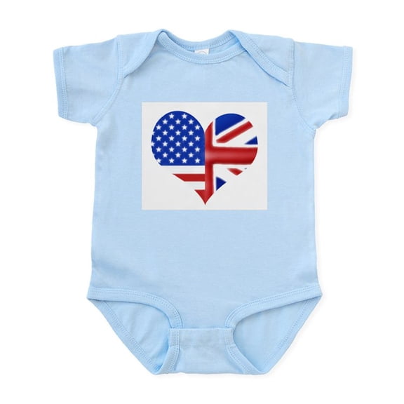 CafePress - Baheartcenter Body Suit - Baby Light Bodysuit, Size Newborn - 24 Months