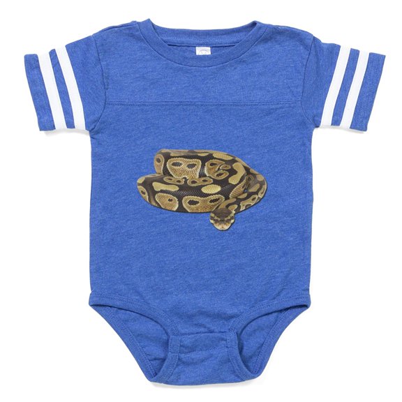 CafePress - Ball Python - Cute Infant Baby Football Bodysuit