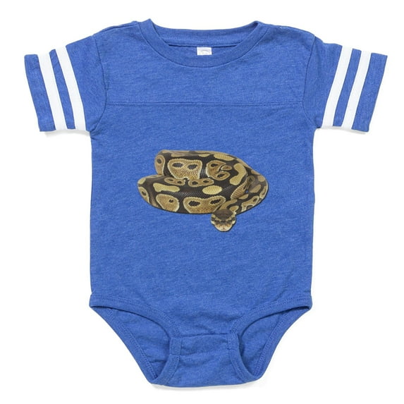 CafePress - Ball Python - Cute Infant Baby Football Bodysuit