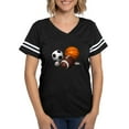 thumbnail image 1 of CafePress - Balls Women's Football T Shirt - Womens Football Shirt, 1 of 4