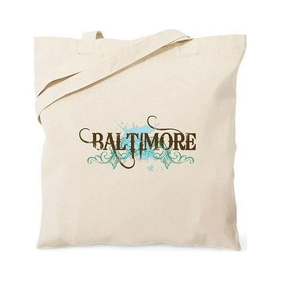 CafePress - Baltimore Grunge Tote Bag - Unisex Canvas Tote Bag, Beige, 1-Piece