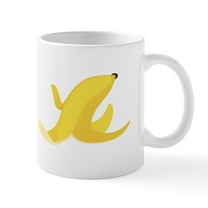 CafePress - Banana Peel Mugs - 11 oz Ceramic Mug - Novelty Coffee Tea Cup