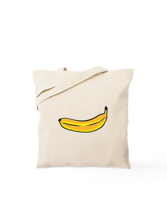 - Banana Tote Bag - Unisex Canvas Tote Bag, Beige, 1-Piece