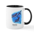 thumbnail image 1 of CafePress - Bandwing Flying Fish Mug - 11 oz Ceramic Mug - Novelty Coffee Tea Cup, 1 of 6