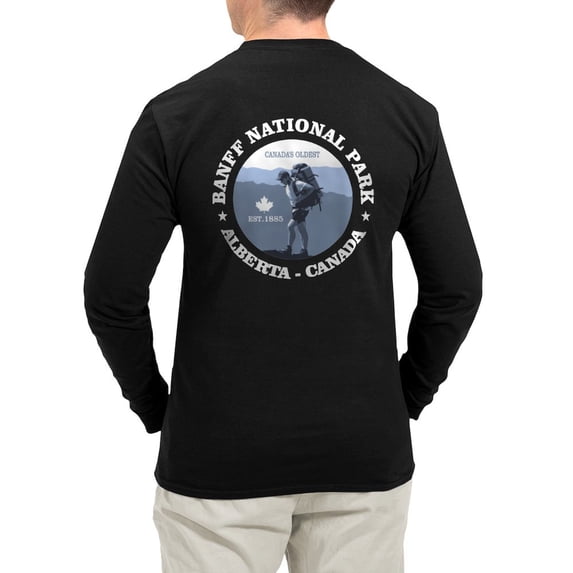 CafePress - Banff National Park Long Sleeve T Shirt - Long Sleeve Dark T-Shirt