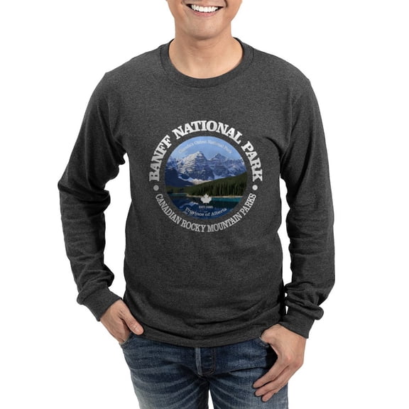 CafePress - Banff National Park Long Sleeve T Shirt - Long Sleeve Dark T-Shirt