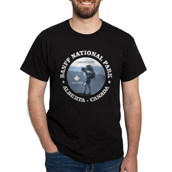 CafePress - Banff National Park T Shirt - Men's Classic Graphic Cotton T-Shirt