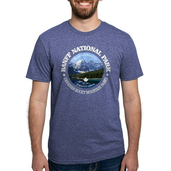 CafePress - Banff National Park T Shirt - Mens Tri-blend T-Shirt