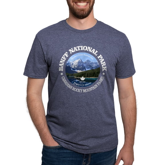 CafePress - Banff National Park T Shirt - Mens Tri-blend T-Shirt