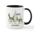 thumbnail image 1 of CafePress - Bang! Just Kidding! Hunting Humor Mug - 11 oz Ceramic Mug - Novelty Coffee Tea Cup, 1 of 4
