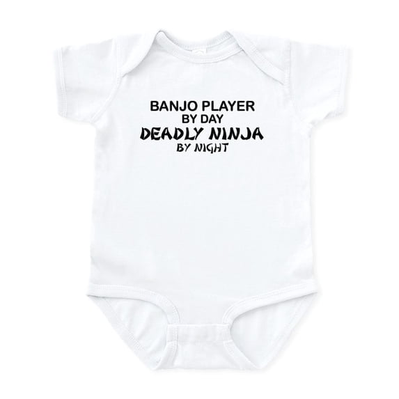 CafePress - Banjo Deadly Ninja Infant Bodysuit - Baby Light Bodysuit, Size Newborn - 24 Months