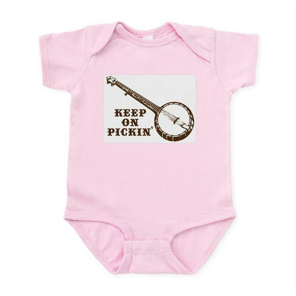 CafePress - Banjo Keep On Pickin' Infant Bodysuit - Baby Light Bodysuit, Size Newborn - 24 Months