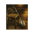 thumbnail image 1 of CafePress - Banjo Picture Larger Throw Blanket - Soft Fleece Throw Blanket, 50"x60" for All Ages, 1 of 2