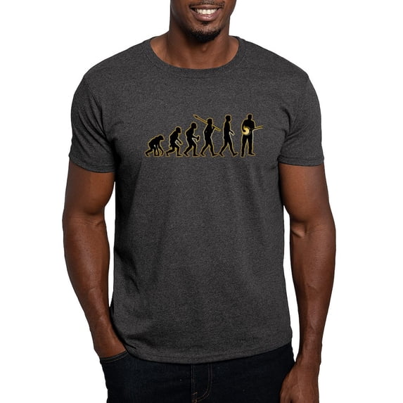 CafePress - Banjo Player Dark T Shirt - Men's Classic Graphic Cotton T-Shirt
