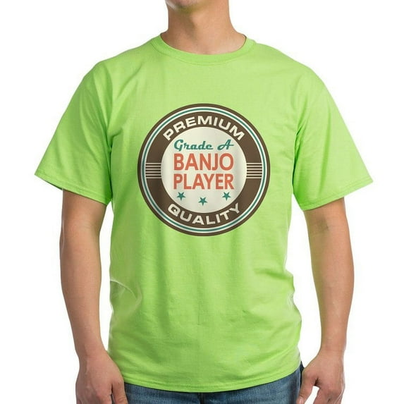 CafePress - Banjo Player Vintage Light T Shirt - Light T-Shirt - CP