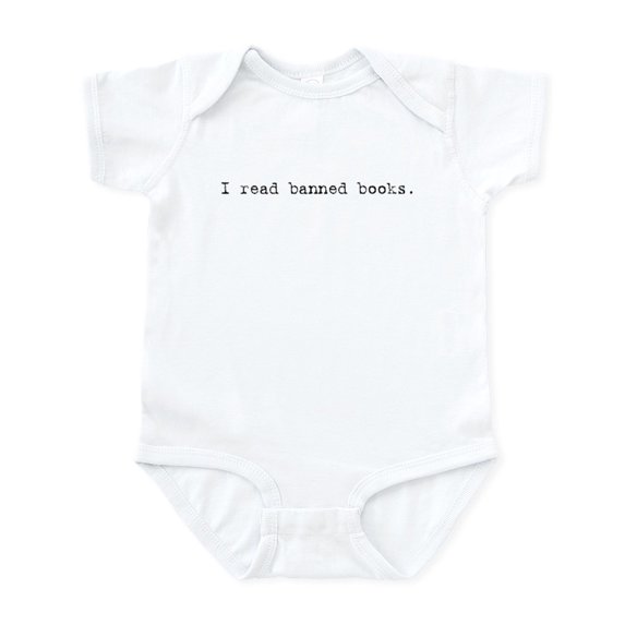 CafePress - Banned Books Infant Bodysuit - Baby Light Bodysuit, Size Newborn - 24 Months
