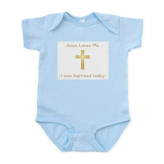 CafePress - Baptism Gift Infant Bodysuit - Baby Light Bodysuit, Size Newborn - 24 Months
