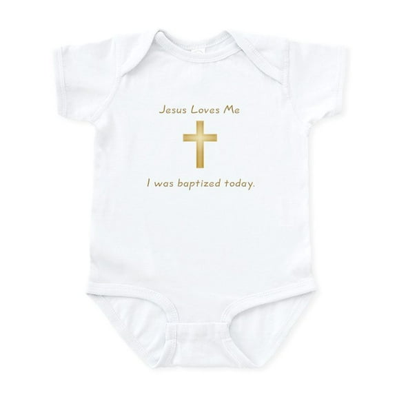 CafePress - Baptism Gift Infant Bodysuit - Baby Light Bodysuit, Size Newborn - 24 Months