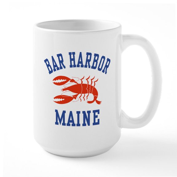 CafePress - Bar Harbor Maine Large Mug - 15 oz Ceramic Large White Novelty Mug