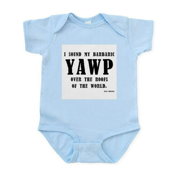CafePress - Barbaric Yawp Infant Bodysuit - Baby Light Bodysuit, Size Newborn - 24 Months
