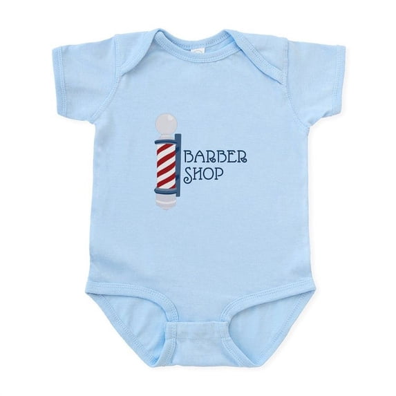 CafePress - Barber Shop Body Suit - Baby Light Bodysuit, Size Newborn - 24 Months