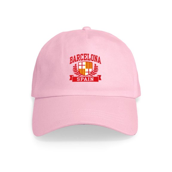 CafePress - Barcelona Cap - Adjustable 100% Brushed Unisex Casual Cotton Baseball Cap, Beige, 1