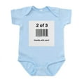 thumbnail image 1 of CafePress - Barcode Baby 2 Of 3 Creeper Bodysuit - Baby Light Bodysuit, Size Newborn - 24 Months, 1 of 4