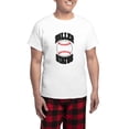 thumbnail image 1 of CafePress - Baseball Baller Status Men's Light Pajamas - Men's Light Loose Fit Cotton Pajama Set, 1 of 7