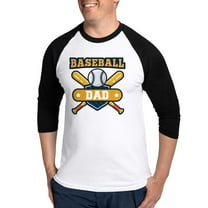 CafePress - Baseball Dad Baseball Jersey - Cotton Baseball Jersey, 3/4 Raglan Sleeve Shirt