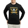 thumbnail image 1 of CafePress - Baseball Dad Long Sleeve T Shirt - Long Sleeve Dark T-Shirt, 1 of 4