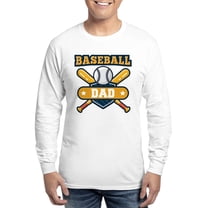 CafePress - Baseball Dad Long Sleeve T Shirt - Unisex Cotton Long Sleeve T-Shirt