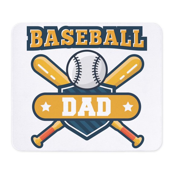 CafePress - Baseball Dad Mousepad - Non-slip Rubber Mousepad, Gaming Mouse Pad