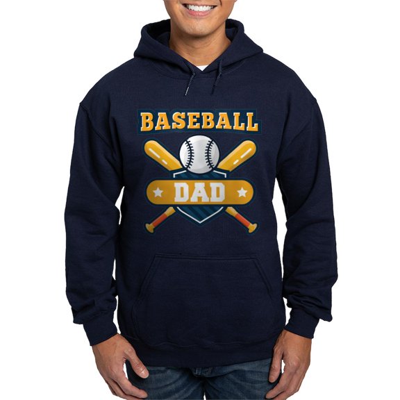 CafePress - Baseball Dad Sweatshirt - Pullover Hoodie, Classic, Comfortable Hooded Sweatshirt