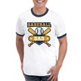 thumbnail image 1 of CafePress - Baseball Dad T Shirt - 100% Cotton Ringed T-Shirt, 1 of 4
