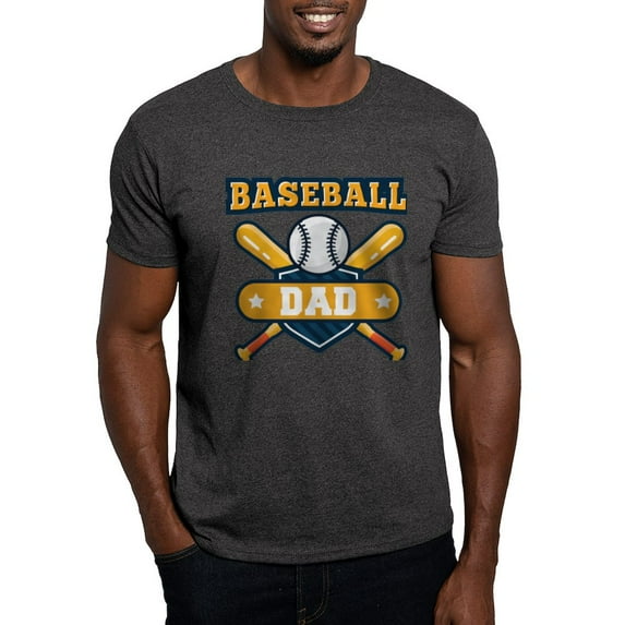 CafePress - Baseball Dad T Shirt - Men's Classic Graphic Cotton T-Shirt