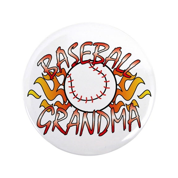 CafePress - Baseball Grandma 3.5 Button - 3.5" Button
