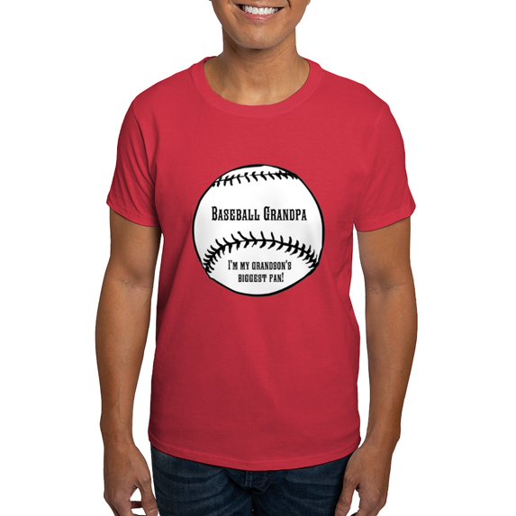 CafePress - Baseball Grandpa Dark T Shirt - Men's Classic Graphic Cotton T-Shirt