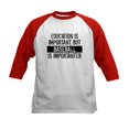 thumbnail image 1 of CafePress - Baseball Is Importanter Baseball Jersey - Kids Cotton Baseball Jersey, 3/4 Sleeve Shirt, 1 of 4