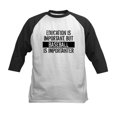 thumbnail image 1 of CafePress - Baseball Is Importanter Baseball Jersey - Kids Cotton Baseball Jersey, 3/4 Sleeve Shirt, 1 of 4
