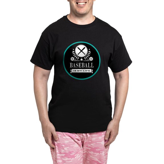 CafePress - Baseball Is My Life Pajamas - Men's Dark Loose Fit Cotton Pajama Set