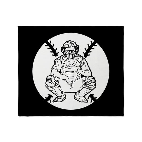 CafePress - Baseball Themed Throw Blanket - Soft Fleece Throw Blanket, 50"x60" for All Ages