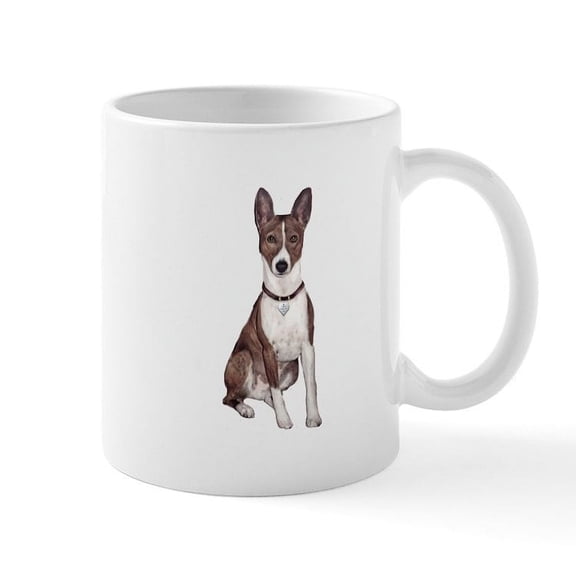 CafePress - Basenji (Brindle) Mug - 11 oz Ceramic Mug - Novelty Coffee Tea Cup