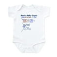 thumbnail image 1 of CafePress - Basic Baby Logic Onesie Body Suit - Baby Light Bodysuit, Size Newborn - 24 Months, 1 of 4
