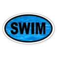 thumbnail image 1 of CafePress - Basic SWIM Pool Oval Sticker - Sticker (Oval), 1 of 1